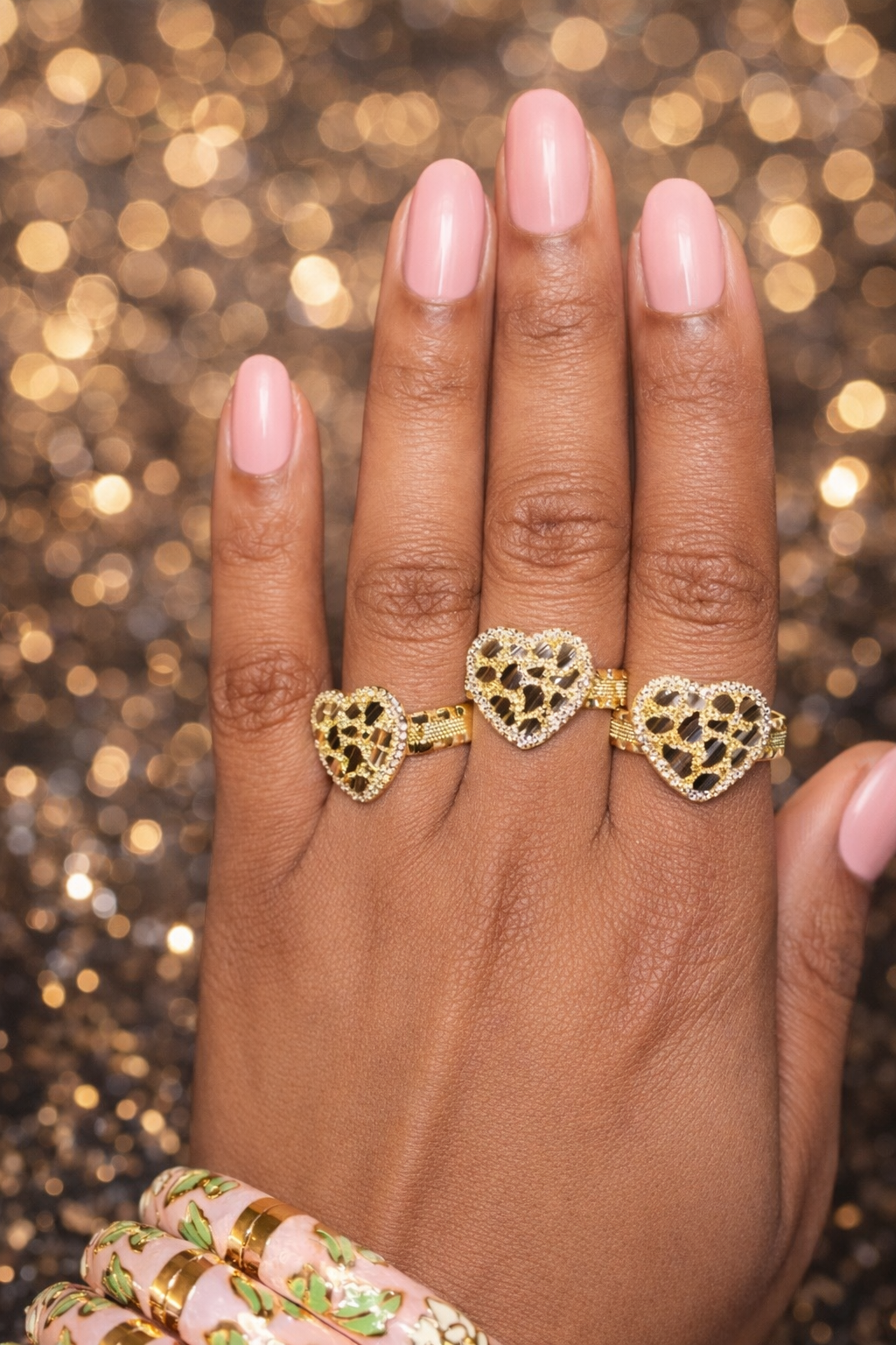 Luxe DMND Heart Rolex Ring