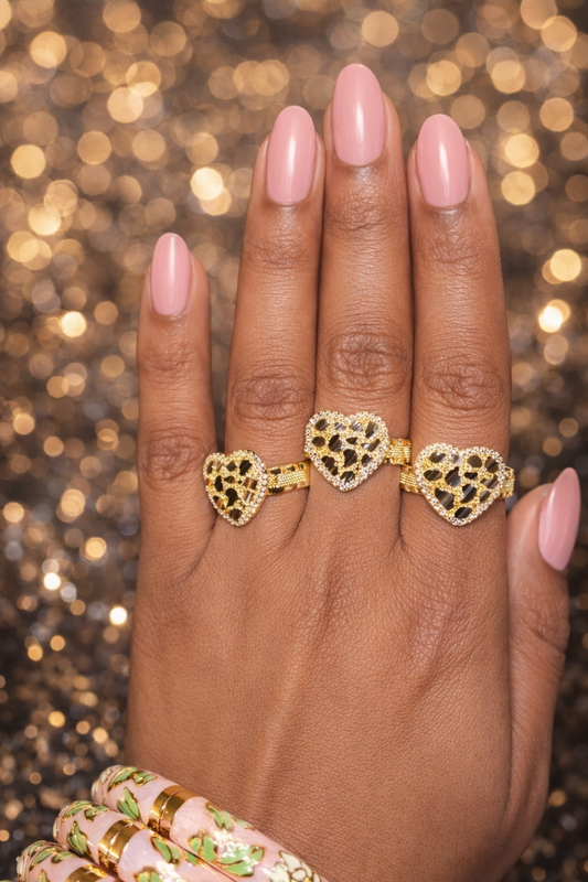 Luxe DMND Heart Rolex Ring