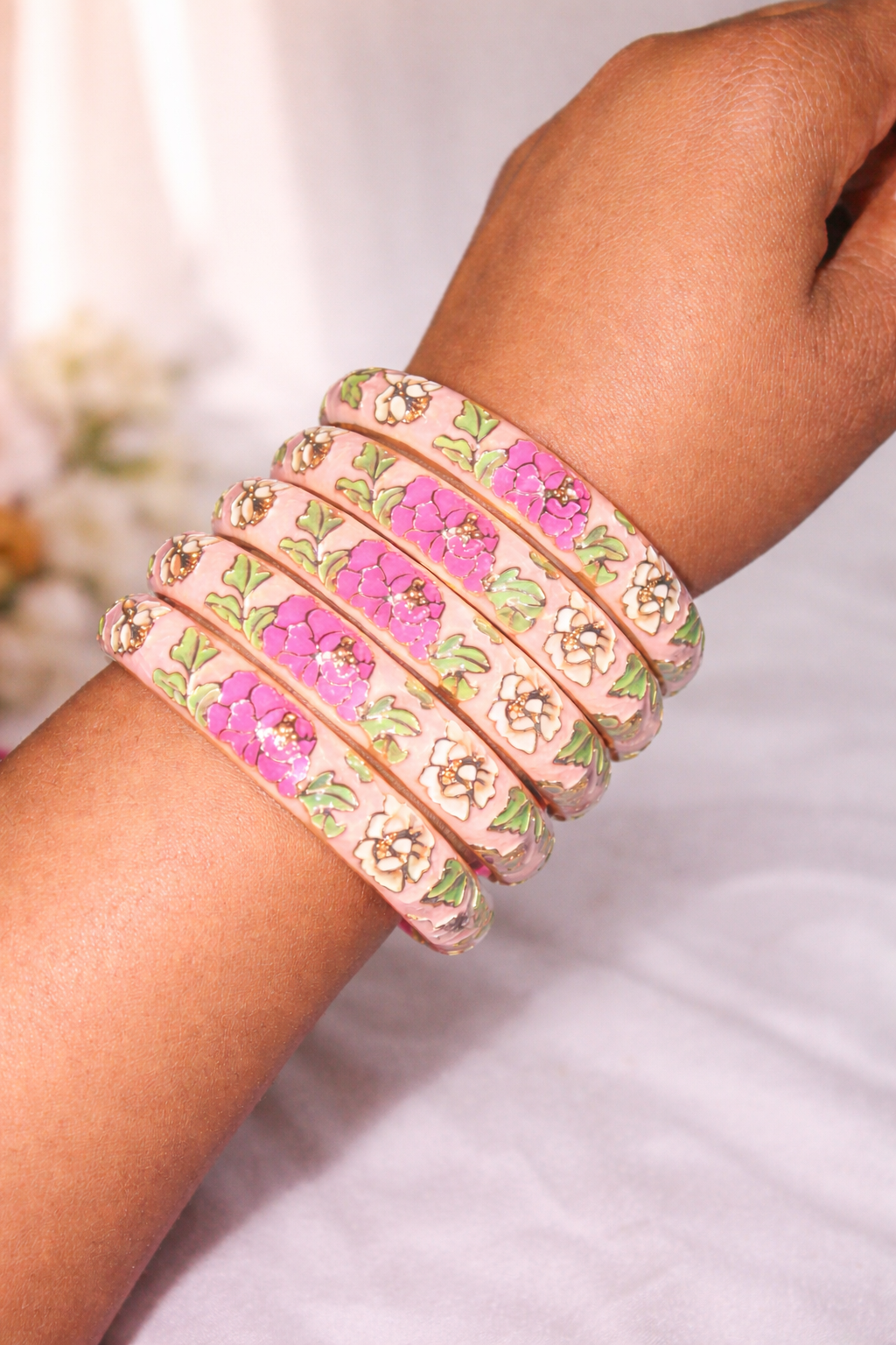 Luxe Floral Enamel bracelet