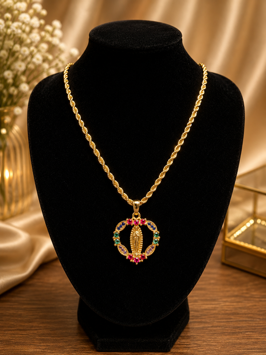 Color Bloom Virgin Necklace