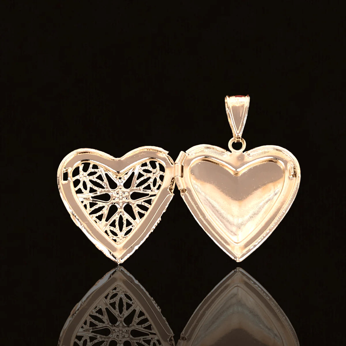 Celestial Heart Locket Necklace