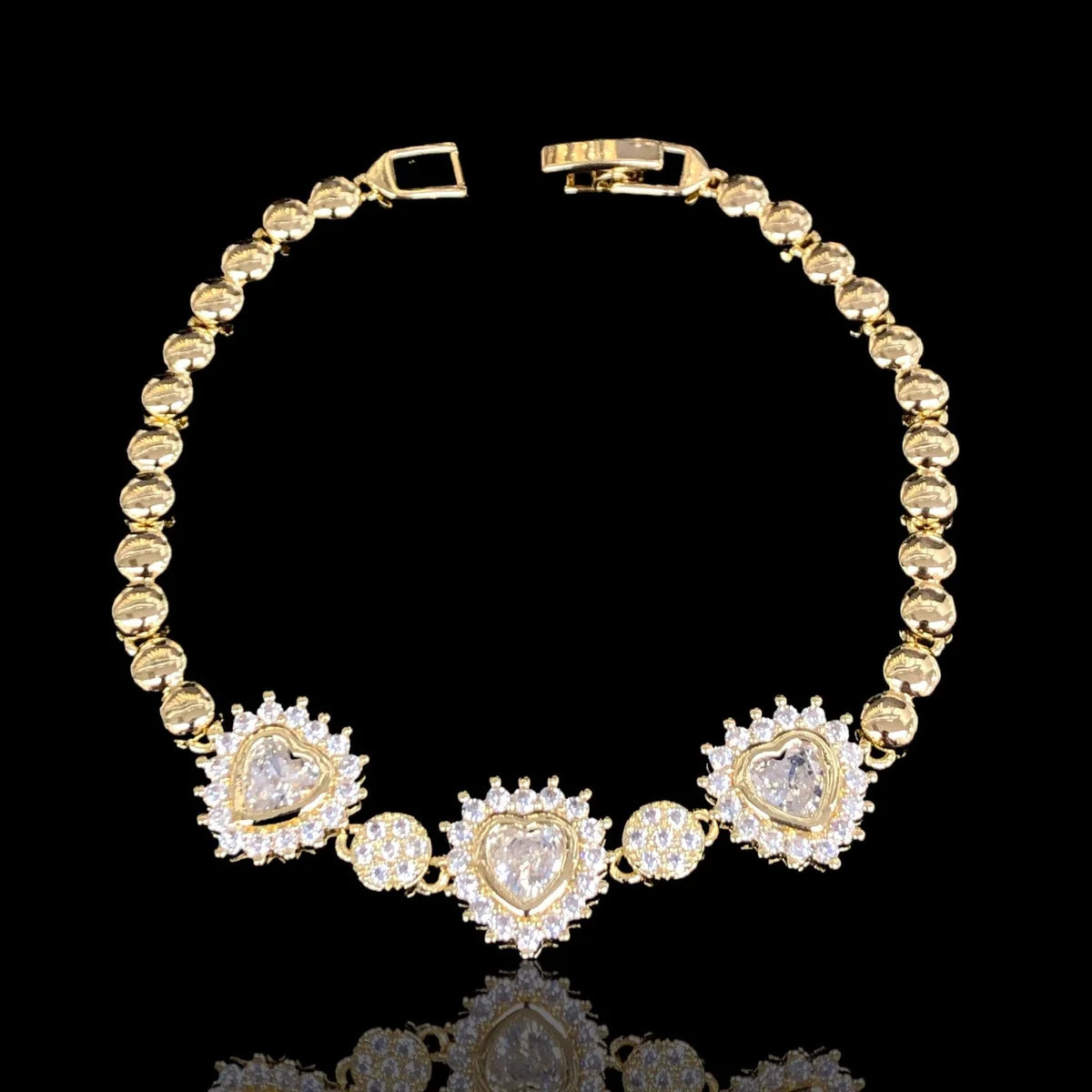 Royal Hearts Sparkle Bracelet