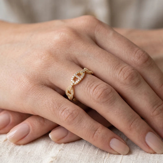 Venetian Mariner Link Eternity Ring
6