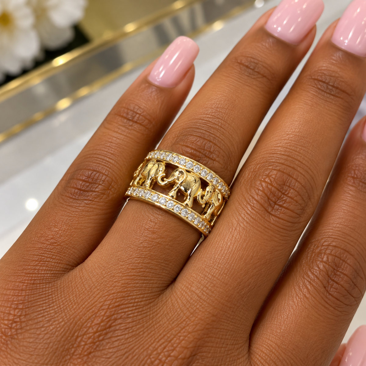Majestic Elephant Ring